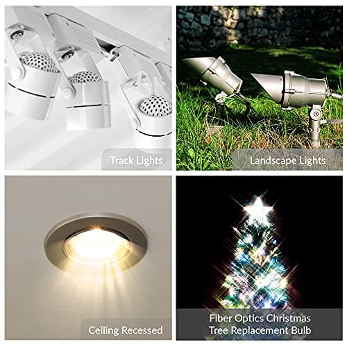 Simba Lighting MR11 Halogen 20W 12V FTD Spotlight Light Bulbs (10 Pack) 2-Pin 220lm for Landscape, Accent, Track Lights, and Fiber Optics, GU4 Bi-Pin Base, Glass Cover, Warm White 2700K Dimmable - Thumbnail 5