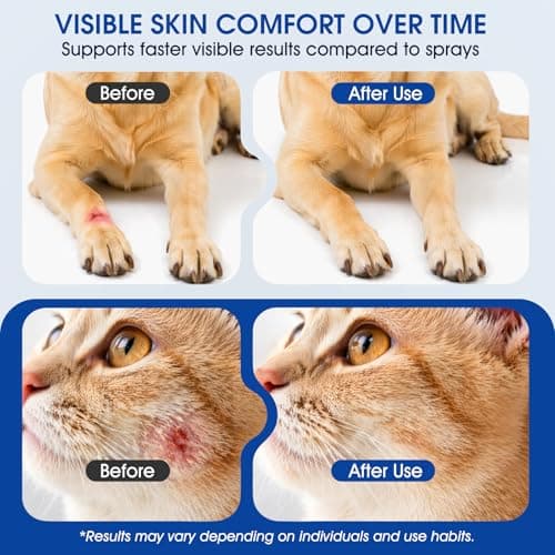 Dog Wound Care Hydrogel Spray, Hot Spot Treatment for Dogs, Healing Aid, Itch Relief, Skin Irritation, Skin Repair for Sores, Abrasions, Cuts, Fast-Absorbing & Gentle, Safe for Dog Cat Care, 3.4 oz - Thumbnail 3