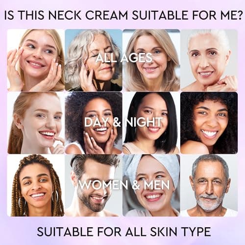 Retinol Cream for neck, Collagen Neck Creams for Tightening and Firming, Anti Aging Day & Night Facial Moisturizer for Women & Men - Thumbnail 5
