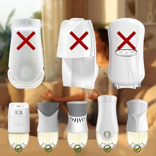 Plug In Air Freshener Refills 8 Pack - Fresh floral, Fruity scent, Complex fragrance, Woody Summer Scents Refill for Home, Bathroom, Compatible with Air Wick & Glade, Not Include Glade Plus - Thumbnail 2