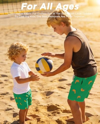 CoozySphere Boys Swimming Trunks Mesh Liner Swim Shorts Quick Dry Bathing Suit Beach Swimsuit Swimwear 5-6 Year Old - Thumbnail 3