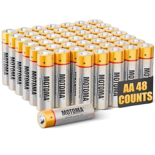 MOTOMA AA Batteries 48Pack 1920mAh Alkaline Double A Batteries 10 Year Shelf Life AA Battery Long Lasting Power Batteries AA for Alarm Clocks Remotes Electronic Devices - Image 1