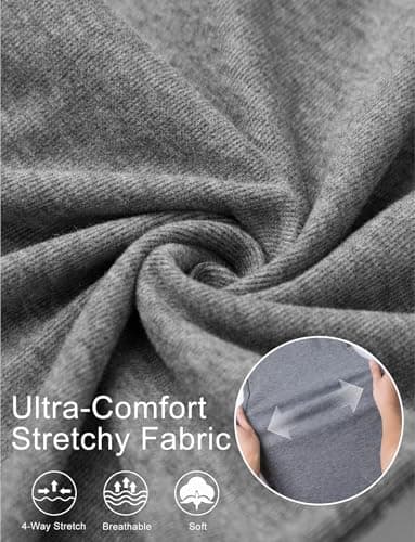 Arolina Cozy Lounge Pants for Women Fall Soft Sweat Pants Mid-Weight Elastic Waistband Pajama Cute Pants with Pockets - Thumbnail 4