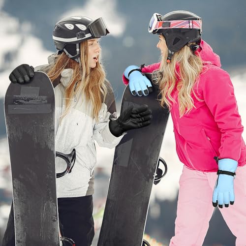 Odtmger Snow Gloves,Touchscreen Ski Mittens,Warm Cold Weather Ski Gloves for Parent Boys Girls - Thumbnail 6