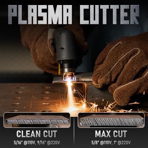 YESWELDER CUT-65DS PLUS Plasma Cutter, 65Amp 110V/220V Non-High Frequency Non-Touch Pilot Arc 4-In-1 Plate Cutting/Grid Cutting/Gouging/Marking Multifunctional Plasma Cutting Machine - Thumbnail 5