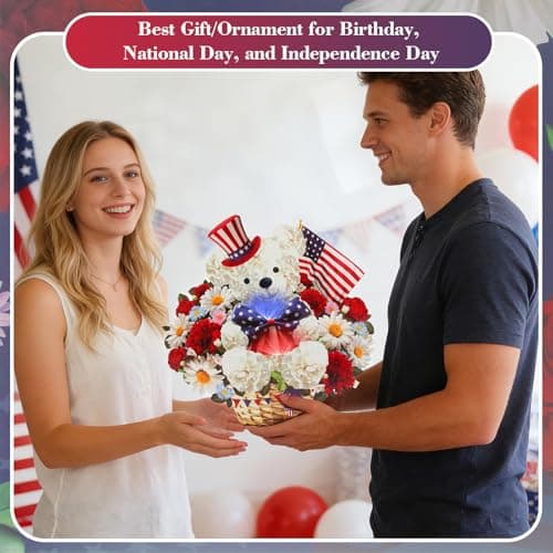 XTF2015 American Flag Card, Happy Birthday Cards, 250th Anniversary Birthday Card with MUSIC & LIGHTS, 3D Pop Up 11 Inch Musical Cards for Veterans, Grandfathers, Fathers & Kids - Thumbnail 4