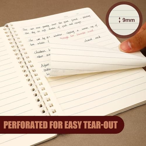 Niodel 4 Pack A5 Spiral Notebook for Note Taking, 6 X 8 inch Waterproof Softcover 80 Sheets/160 Pages Journals Writing Lined Notebooks Bulk for Study Back to School Office Work Personal Supplies - Thumbnail 4