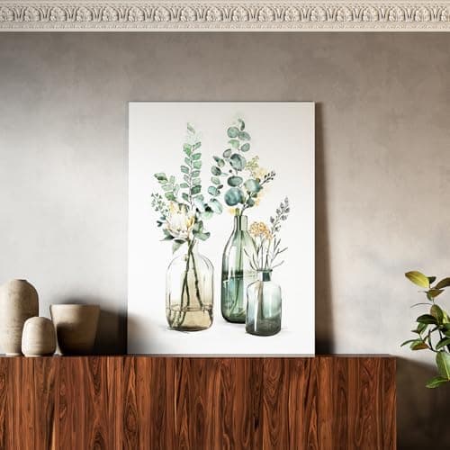 Ginkko Framed Paint by Number Kits for Adults, Beginners & Kids Ages 8-12, 8×12 Inch Flower DIY Acrylic Canvas Painting with Paints & Brushes, Original Art Decor Gift for Home Wall - Thumbnail 3