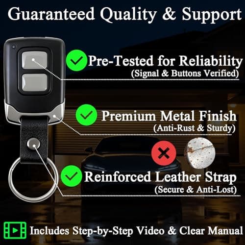 Replacement for Genie & Overhead Door Garage Door Opener Remote G3T-R G3T-BX G3T-A,only Compatible with All Intellicode Genie Overhead Garage Openers from 1995 - Thumbnail 6