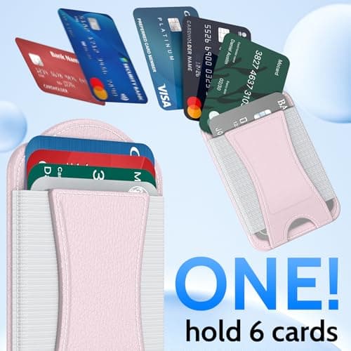 YWXTW 2026 Upgraded Magnetic Wallet for Samsung Galaxy S26/S25/S24 Series and iPhone 17/16/15/14/13/12 Models, 6 Cards Holder, Minimalist Slim Leather Magnet Wallet - Thumbnail 4