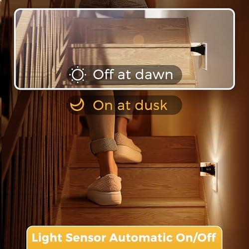 L LOHAS LED Night Light, Bubble Night Lights Plug into Wall, 3000K/4000k/5000K Adjustable Color Temperature Night Light,Dimmable Nightlights with Dusk to Dawn Sensor for Rooms Bathroom Hallway - Thumbnail 6