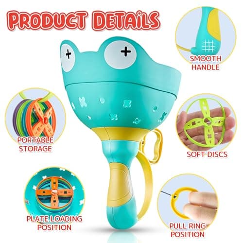 pamexin Outside Toys for Kids Ages 4-8 - Manual Capture Catching Game - Toddler Chasing Toy for Boys & Girls, Ages 3-7 - Outdoor Fun Family Games - Thumbnail 6