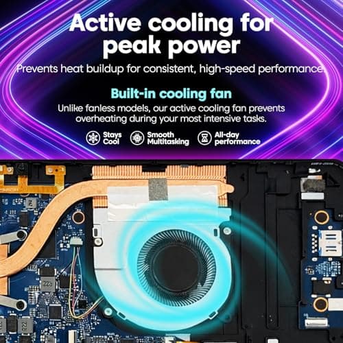 Fusion5 2026 New Version 10.1" Windows 11 Tablet PC - Built in USA - 15th Gen CPU, 12GB DDR5 RAM, 512GB SSD, 10 inch FHD+, Metallic, 158% Faster Than the Old Version of Our Windows Tablet Computer - Thumbnail 4