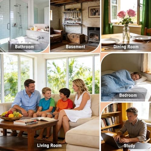 Simashts Mosquito Repellent Indoor Device, Electric Mosquito Repeller Plug in Home Use, Include 1 Pack 280 Hr Refills for Bedroom Living Room Office Hotel - Thumbnail 6