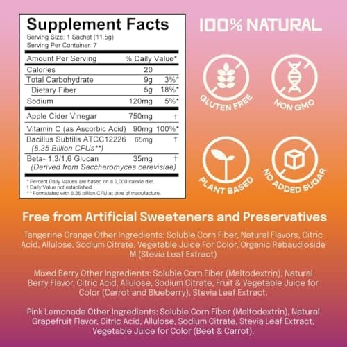 SUU Tribiotics - Prebiotic & Probiotic Drink Mix Packets for Gut Health & Digestive Health | Cutting Mix, Daily Probiotic & Immunity Supplement with Energy Support | 9 Pack Variety - Thumbnail 4