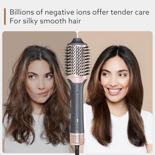 Blow Dryer Brush Hair Dryer | One-Step Hot Air Brush with Oval Volumizer High-Speed Hair Styler with Negative Ions for Drying & Smoothing & Volumizing for All Hair Types 110000 RPM - Thumbnail 4