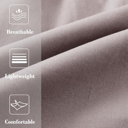 Msmsse Men's Hiking Cotton Cargo Shorts Summer Workout Casual Shorts with Multi Pockets LavenderBlush US 42 - Thumbnail 6