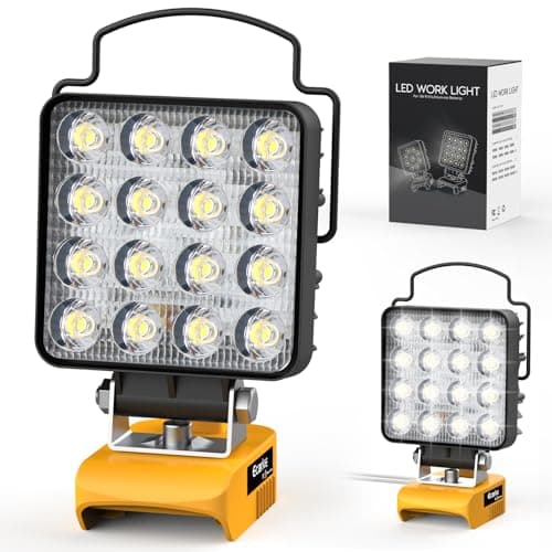 LED Work Light Compatible with DeWALT 20V Battery, 112W 11200LM,Tool Only - Image 1