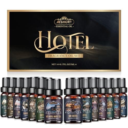 Hotel Diffuser Oils Set - 14Pcs Luxury Fragrance Oil Blend Hotel Scent Essential Oils Set for Diffuser, Soap & Candle Making - Image 1