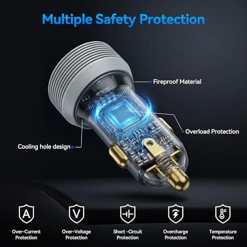 Starlink Mini Car Adapter 12V/24V to 30V DC Step Up Converter, 2-in-1 Starlink Mini Car Charger with USB-C, Supports 16AWG 30M Official Cable, Ideal for RV, Trailer, Boat, Truck, Gunmetal Gray - Thumbnail 4