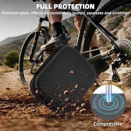 BRDRC Carrying Case for Insta360 GO Ultra, Portable Nylon Travel Storage Bag, Hard Protective Case with Shoulder Strap for Insta360 GO Ultra Camera Accessories - Thumbnail 6