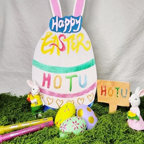 HOTU Glitter Markers Pens, 18 Colors Glitter Gel Pens 0.7mm Extral Fine Tip Paint Marker For Rock Painting,Scrapbooking, DIY Craft, Making Cards, Journaling, Doodling, Projects,Nail Art - Thumbnail 2