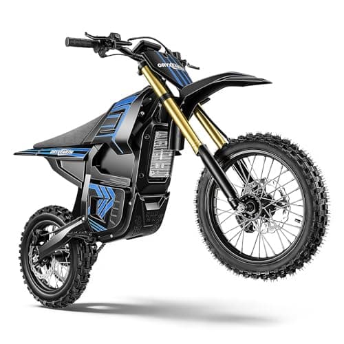 Oryxearth Electric Dirt Bike, 3000W Peak Motor 31mph Electric Motorcycle for Teens Adults, 48V 20Ah Removable Battery, Dual Hydraulic Brakes, Front & Rear Suspension Off-Road Ebike with 3-Speed Modes - Image 1