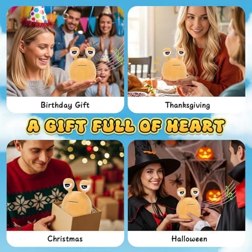 Dalycro Virtual Pet Plush with Sound – Funny Interactive Game Plush Toy for Adults Perfect Birthday for Fans Collectors (Game Pet) - Thumbnail 6