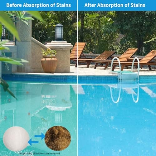 Hsyydzi 3.1 lbs Pool Filter Balls for Sand Filter Pump for Above Ground Pool, Eco-Friendly Reusable Fiber Filter Media Ball for Swimming Pool Sand Filters (Equals 100 lbs Pool Filter Sand) - Thumbnail 3