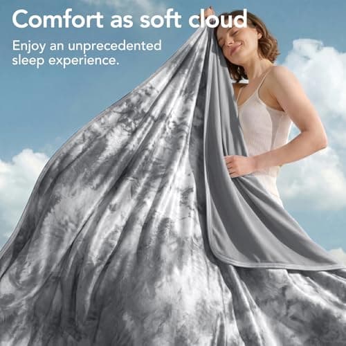 Topcee Cooling Blanket 50''x70'' for Hot Sleepers, Arc-Chill Q-Max>0.35 Double Sided Cold Blankets for Night Sweats, Cool Soft Lightweight Summer Blanket for Sofa Bed Couch, Gifts for Women Throw - Thumbnail 6
