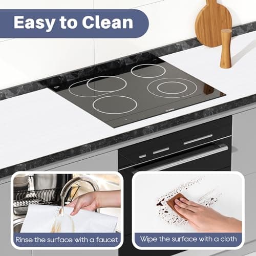 StaHom Drawer Liner, Shelf Liners for Kitchen Cabinet Waterproof & Oil-Proof Cupboard Liner Non-Slip Drawer Mat PVC Material Non Adhesive Kitchen Liner for Countertop White 17.5 x 78.7 - Thumbnail 4