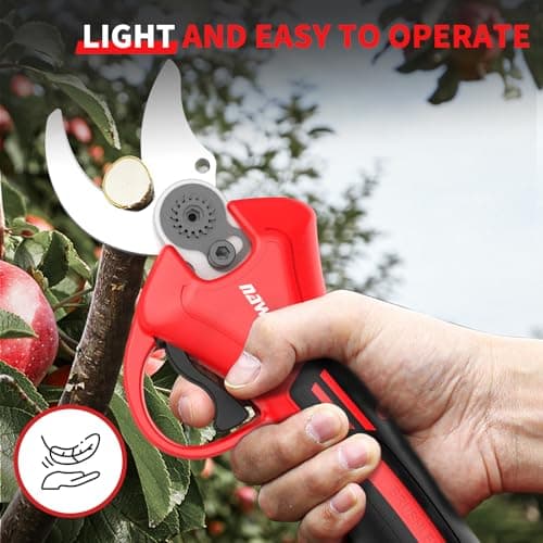 NAWIN Electric Pruning Shears, 40mm 1.6'' Cutting Diameter Professional Cordless Electric Pruner for Tree Trimming Branch Cutter, With 2pcs 2.0Ah Batteries, Brushless Motor, Electric Garden Shears - Thumbnail 6