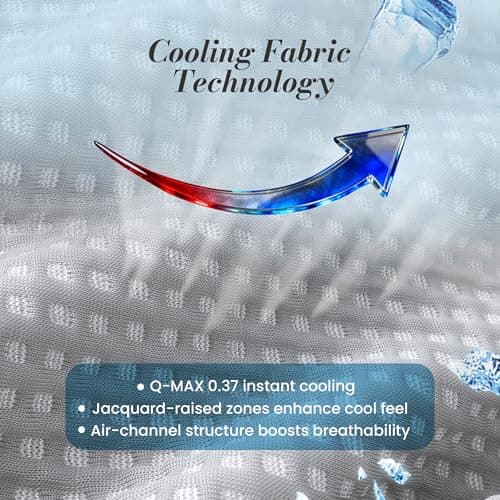 Amélie Home Cooling Reading Pillow with Arms for Adults, Breathable Waffle Fabric Bed Rest Pillow for Sitting Up, Ergonomic Back Support with Pockets for Gaming Relaxing, Cooling Gray, 29 Inches - Thumbnail 5