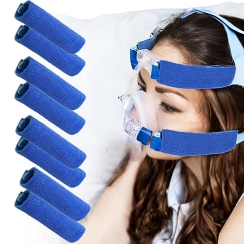 8-Pack CPAP Headgear Covers - CPAP Strap Covers CPAP Strap Cushions Pads Compatible for CPAP Headband Cover, Extend CPAP Strap Useful - Image 1