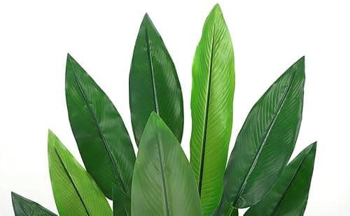 Artificial Bird of Paradise Plant 7 ft(84 in) Fake Palm Tree for Indoor Outdoor Modern Decor Faux Plants for Home Office Perfect Housewarming Gift with 20 Trunks Faux Leaves 1 Pack - Thumbnail 2