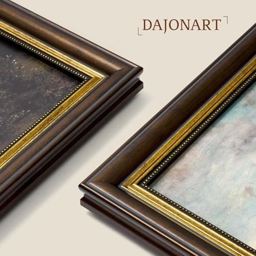 Framed Landscape Canvas Wall Art – Rustic Countryside River Scene, Modern Farmhouse Nature Wall Decor for Living Room, Bedroom, Bathroom, Office, Wall Art Gift for Family & Friends, 12x10 Inch - Thumbnail 6