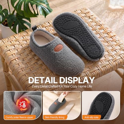 ATHMILE House Slippers for Women Men Lightweight Barefoot Slippers Non-Slip Indoor Outdoor Slipper Socks Cozy Slip-on House Shoes for Home Travel Yoga Camping Hospital Gifts for Women Men - Thumbnail 4