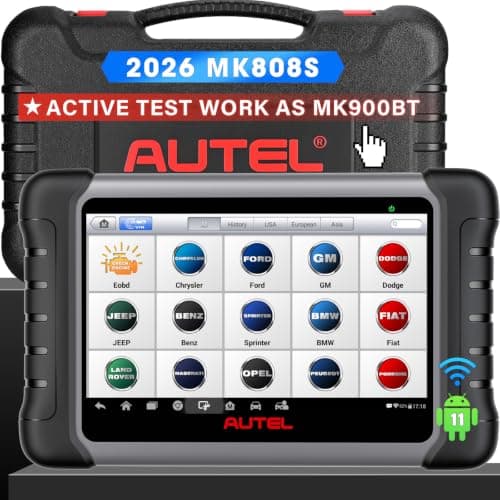 Autel MaxiCOM MK808S OBD2 Diagnostic Scan Tool, 28+ Service, All System OBD2 Diagnostics,4+64G Memory