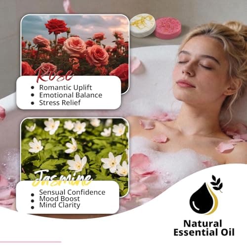 Shower Steamers Aromatherapy SWCANDY 8 Pack Gifts for Mom - Wife, Daughter, Grandma, Women, Sister and Teen Girls Natural Essential Oils Home Spa Self Care Stress Relief Relaxation - Thumbnail 5