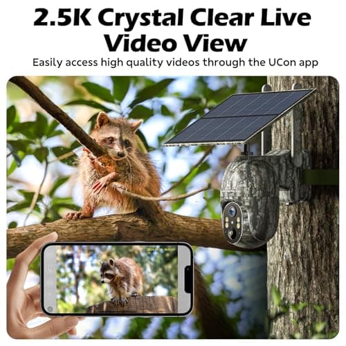 VOOPEAK Cellular Trail Camera, 4G LTE Cellular Security Camera Wireless Outdoor with 360° Live Streaming, 2.5K Game Camera with Solar Powered for Hunting, Wildlife, No WiFi, Motion Activated, 2 Pack - Thumbnail 4