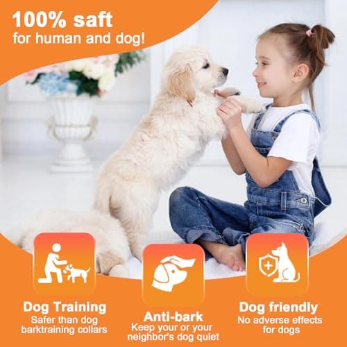 SILENTPAL Dog Bark Deterrent Device,Anti-Barking Device,Up to 15Ft Long Range & Rechargeable Bark Control,Stop Barking Dog Devices,Safe for Dogs Training,Indoor & Outdoor QG01 Green - Thumbnail 4