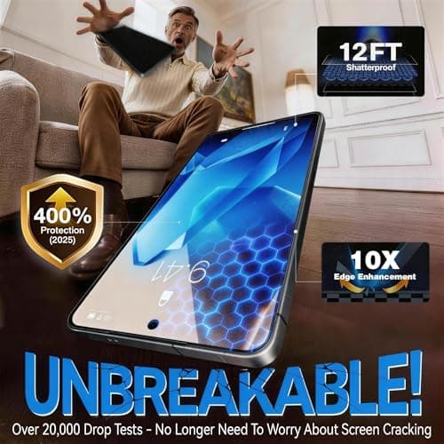 BJVVKW 3 Pack for Galaxy S25/S24 [6.2 Inch] Screen Protector Tempered Glass, 9H Glass for S25/S24 Screen Protector, Fast Alignment Tool, Case Friendly, Scratch Resistant, Bubble Free - Thumbnail 2