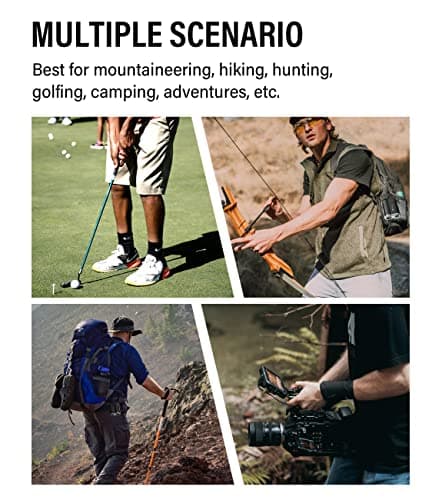 CoxiVision Hunting Range Finder 1400/2000/3000 Yards with Slope, 7X Magnification, Red OLED Display, BRD Mode, Angle Compensation, Scan Waterproof - Thumbnail 6