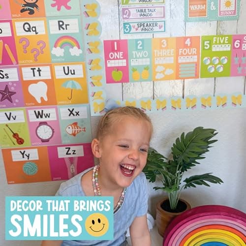50ft Bulletin Board Borders Trim - Classroom Borders for Bulletin Board Decorations, Teacher Supplies for Classroom Decor Preschool, Kindergarten & Elementary, Pencils Scalloped Boarders - Thumbnail 3