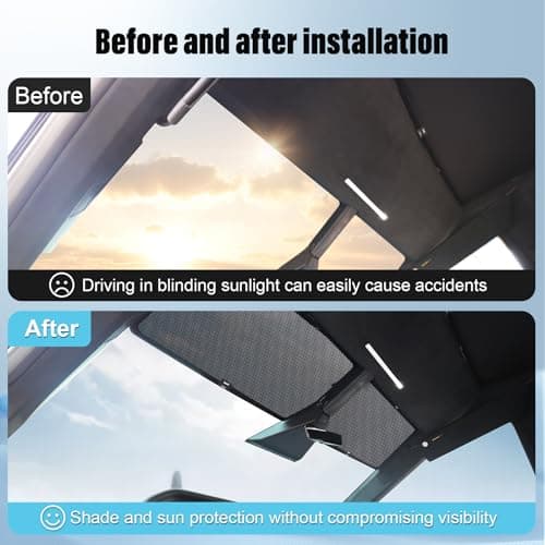 Cybertruck Sunshade Roof Heat-Insulating, UV-Protective, Nano-Reflective Interior Accessories for Tesla Cybertruck 2026(Mesh style) - Thumbnail 2