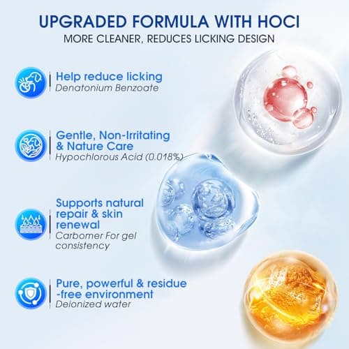 Dog Wound Care Hydrogel Spray, Hot Spot Treatment for Dogs, Healing Aid, Itch Relief, Skin Irritation, Skin Repair for Sores, Abrasions, Cuts, Fast-Absorbing & Gentle, Safe for Dog Cat Care, 3.4 oz - Thumbnail 5