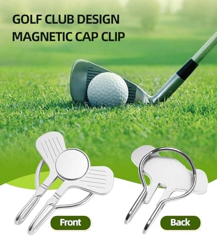 Ugotit Golf Ball Marker with Magnetic Hat Clip for Putting, Secure Magnetic Golf Ball Marker, Ball Marker Hat Clip for Women & Men, Golf Accessories & Funny Gifts (6PCS) - Thumbnail 3