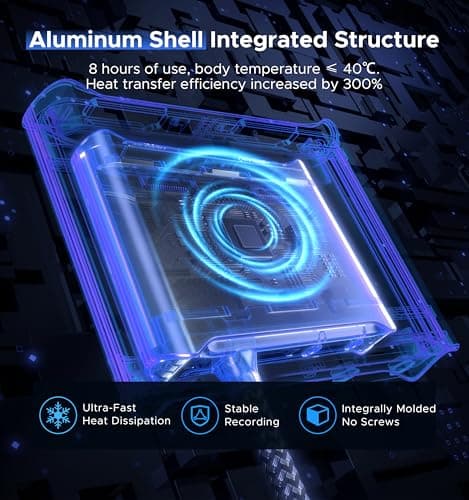 ByteWave USB 3.0 HDMI Capture Card, [Metalshell, 4K Loop Out, No Latency] Full HD 1080P60 HDMI to USB C Audio Video Game Capture Device for Streaming, Cam Link Compatible with Switch2/PS5/Xbox/PC/OBS - Thumbnail 5