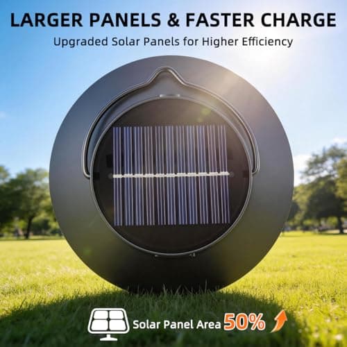 2026 Gen2 Flame Solar Lantern Outdoor Lights, 4Pack Hanging Lantern Decorative with Flickering Flame, Solar Powered Lanterns for Outdoor Decorations - Thumbnail 4
