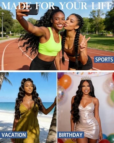 Lucklady 16A Raw Bundles Human Hair Body Wave, 3 Bundles 18 20 22 Inch Body Wave Bundles Human Hair, Triple Lifespan Virgin Remy hair - Thumbnail 6